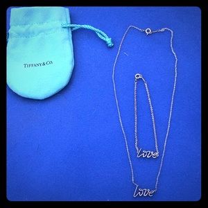 💯% Authentic Used Tiffany & Co Love Necklace